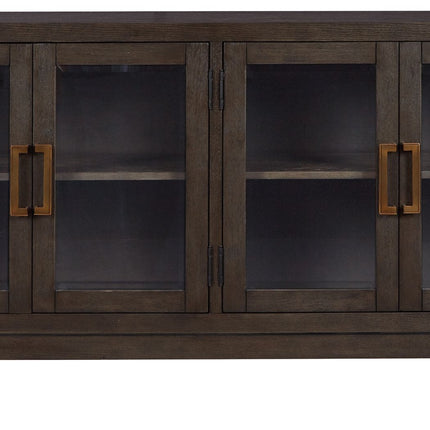 Burkhaus - Dark Brown - Dining Room Server Signature Design by Ashley® 