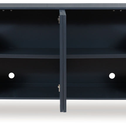 Loirwick - Dark Blue - Accent Cabinet Signature Design by Ashley® 