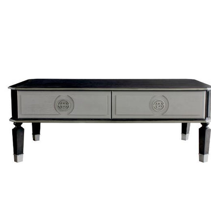 House - Beatrice Coffee Table - Charcoal & Light Gray Finish ACME 