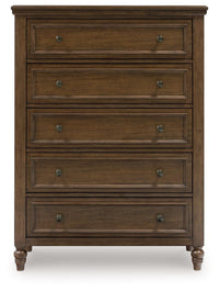 Thumbnail for Sturlayne - Brown - Five Drawer Chest - Tony's Home Furnishings