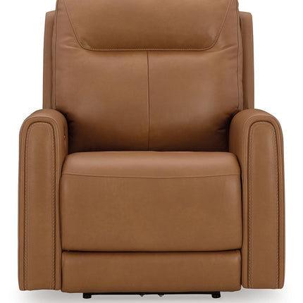 Tryanny - Butterscotch - Power Recliner/ Adj Headrest Signature Design by Ashley® 