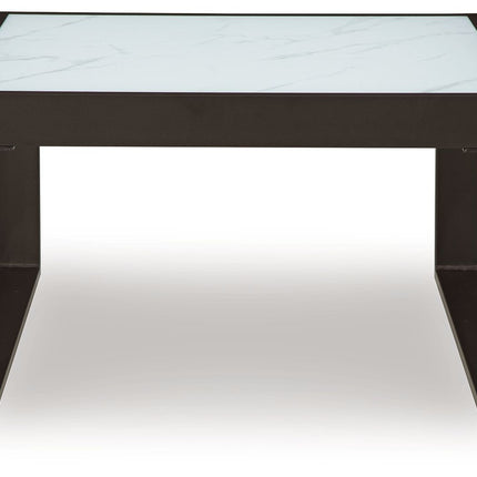 Beachloft - Black / Gray - Square Cocktail Table Signature Design by Ashley® 