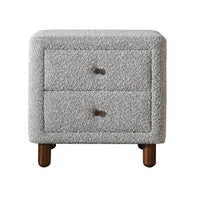 Cleo - Nightstand - Gray Boucle ACME 