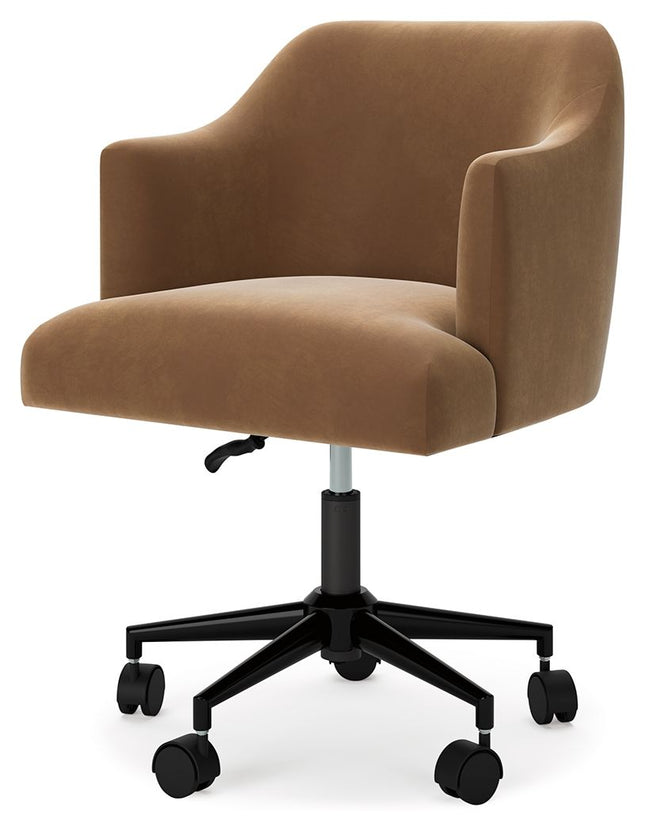 Austanny - Warm Brown - Home Office Desk Chair Signature Design by Ashley® 