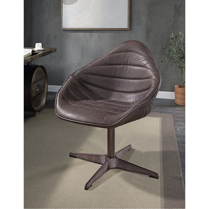 Pipino - Accent Chair With Swivel - Antique Ebony - Tony's Home Furnishings