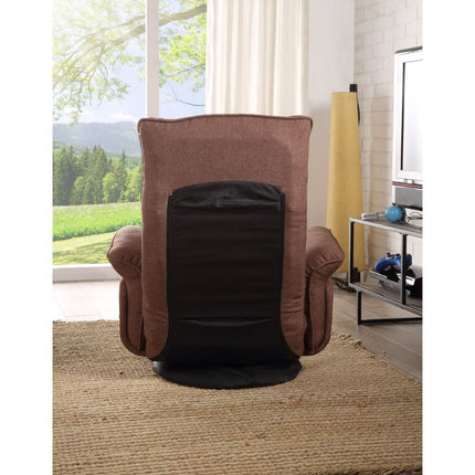 Phemie - Youth Game Chair - Chocolate Fabric ACME 