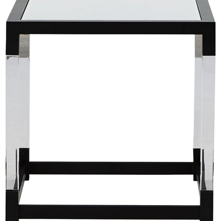 Nallynx - Metallic Gray - Square End Table Ashley Furniture 