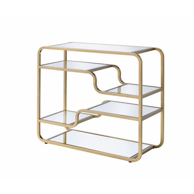 Astrid - Accent Table - Gold & Mirror ACME 