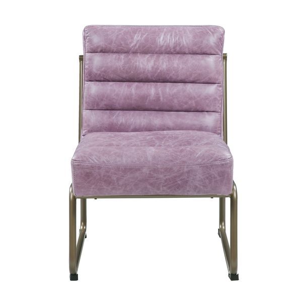 Loria - Accent Chair - Wisteria - Top Grain Leather ACME 