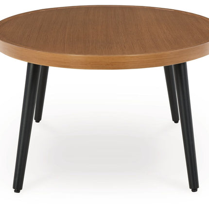 Horizon Hall - Two-tone Brown - Cocktail Table Signature Design by Ashley® 