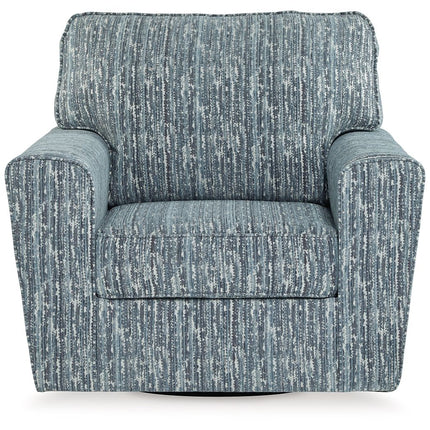 Aterburm - Twilight - Swivel Accent Chair Signature Design by Ashley® 