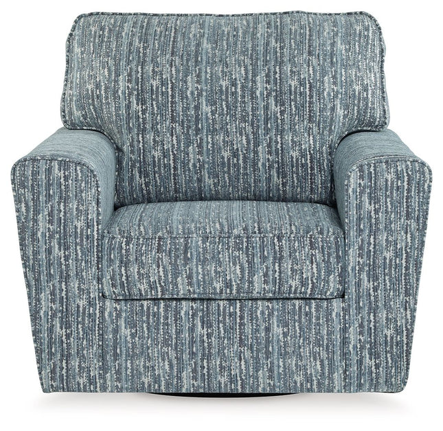 Aterburm - Twilight - Swivel Accent Chair Signature Design by Ashley® 