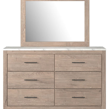 Senniberg - Dresser, Mirror Ashley Furniture 