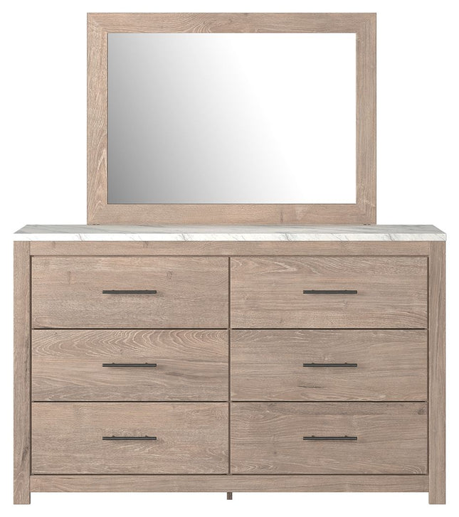 Senniberg - Dresser, Mirror Ashley Furniture 