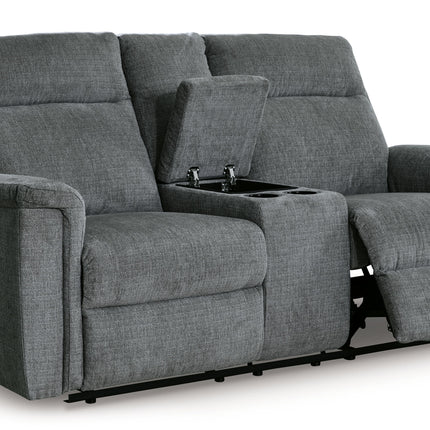 Barnsana - Dbl Power Reclining Loveseat With Console Signature Design by Ashley® 