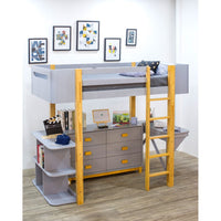 Saiyan - Dresser - Gray & Natural - Tony's Home Furnishings