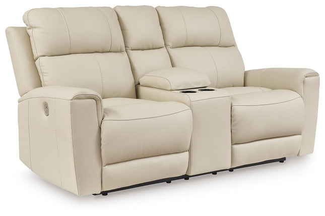 Dahlmoore - Almond - Dbl Power Reclining Loveseat With Console Signature Design by Ashley® 