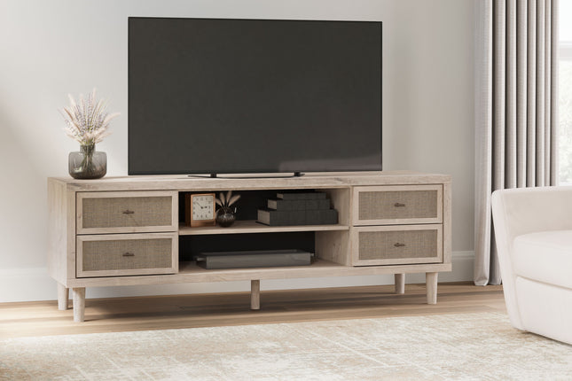 Cielden - Two-tone - Extra Large TV Stand Signature Design by Ashley® 