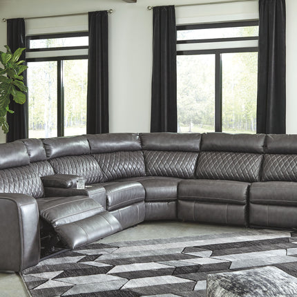 Samperstone - Power Reclining Sectional Signature Design by Ashley® 