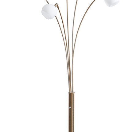 Taliya - Champagne / White - Metal Arc Lamp Ashley Furniture 