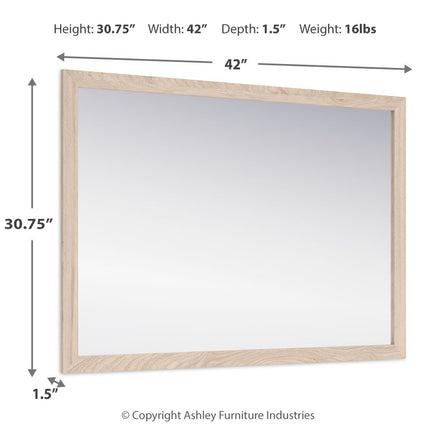 Cadmori - Tan - Bedroom Mirror Signature Design by Ashley® 