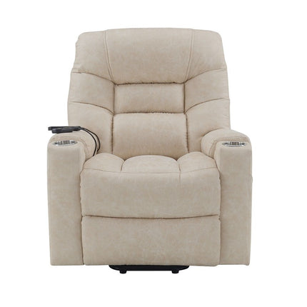 Nairi - Power Recliner With Lift & Heating & Massage - Light Gray ACME 