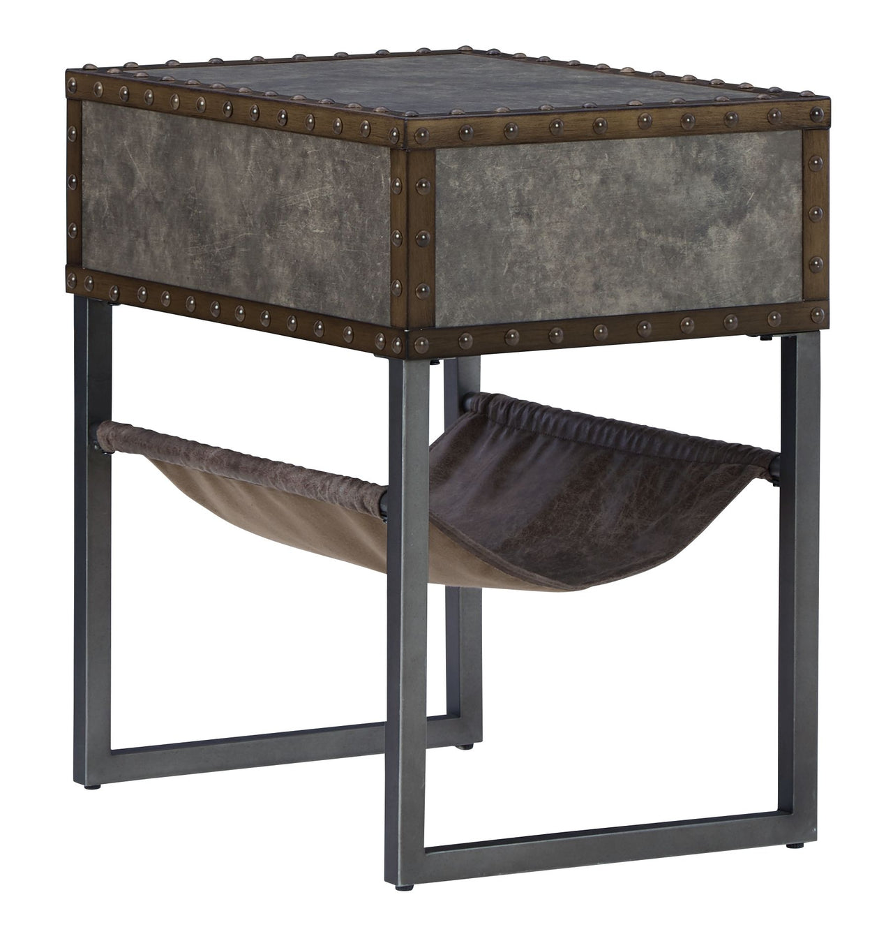 Derrylin - Brown - Chair Side End Table - Tony's Home Furnishings