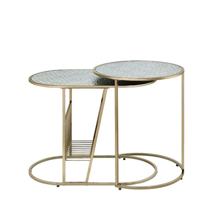 Kesha - Nesting Table Set - Gold ACME 