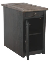 Thumbnail for Tyler - Grayish Brown / Black - Chair Side End Table - Tony's Home Furnishings
