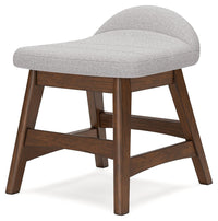 Thumbnail for Lyncott - Light Gray / Brown - Home Office Desk Chair - Tony's Home Furnishings