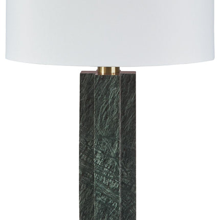 Keegan - Green - Marble Table Lamp Signature Design by Ashley® 