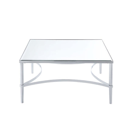 Petunia - Coffee Table - Chrome & Mirror ACME 