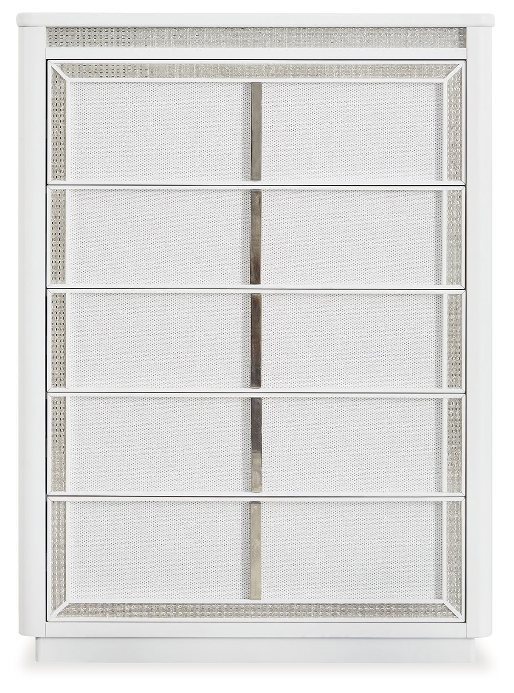 Chalanna - White - Five Drawer Chest Signature Design by Ashley® 