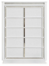 Chalanna - White - Five Drawer Chest Signature Design by Ashley® 