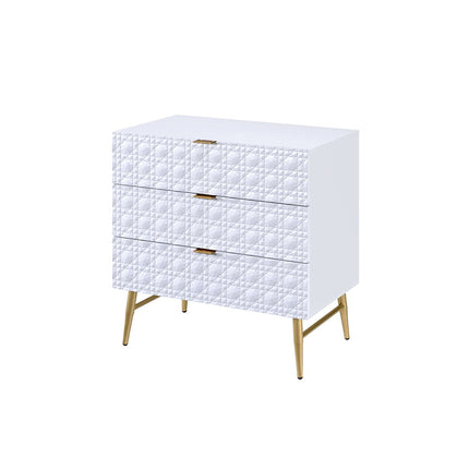 Maisey II - Dresser - White & Gold ACME 