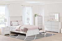 Thumbnail for Mollviney - White - Five Drawer Chest - Tony's Home Furnishings