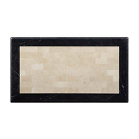 Tayden - Coffee Table - Marble Top & Black Finish - Tony's Home Furnishings