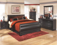 Thumbnail for Huey - Black - Two Drawer Night Stand - Tony's Home Furnishings