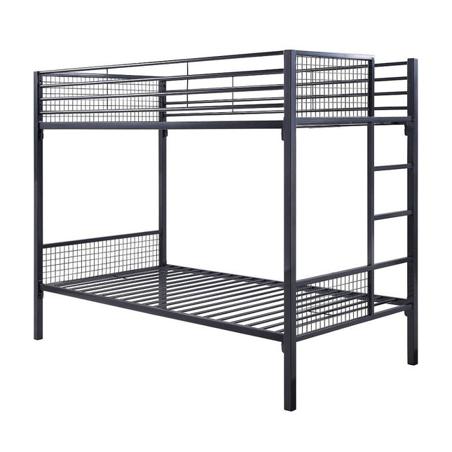 Gelsey - Twin Bunk Bed - Sandy Black - Tony's Home Furnishings