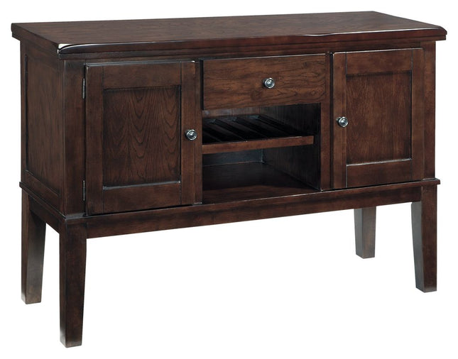 Haddigan - Dark Brown - Dining Room Server Ashley Furniture 