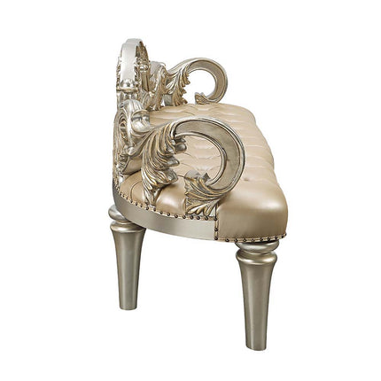 Danae - Bench - Champagne & Gold Finish ACME 