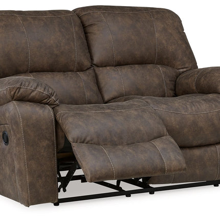 Kilmartin - Chocolate - Reclining Loveseat Signature Design by Ashley® 