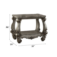 Versailles - End Table - Antique Platinum - Tony's Home Furnishings