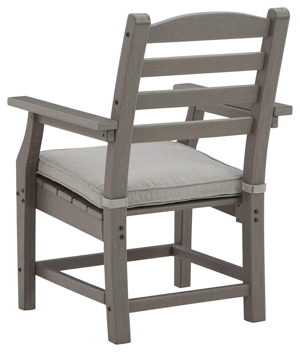 Visola - Gray - Arm Chair With Cushion (Set of 2) - Tony's Home Furnishings