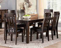 Thumbnail for Haddigan - Dark Brown - Rectangular Dining Room Extension Table - Tony's Home Furnishings