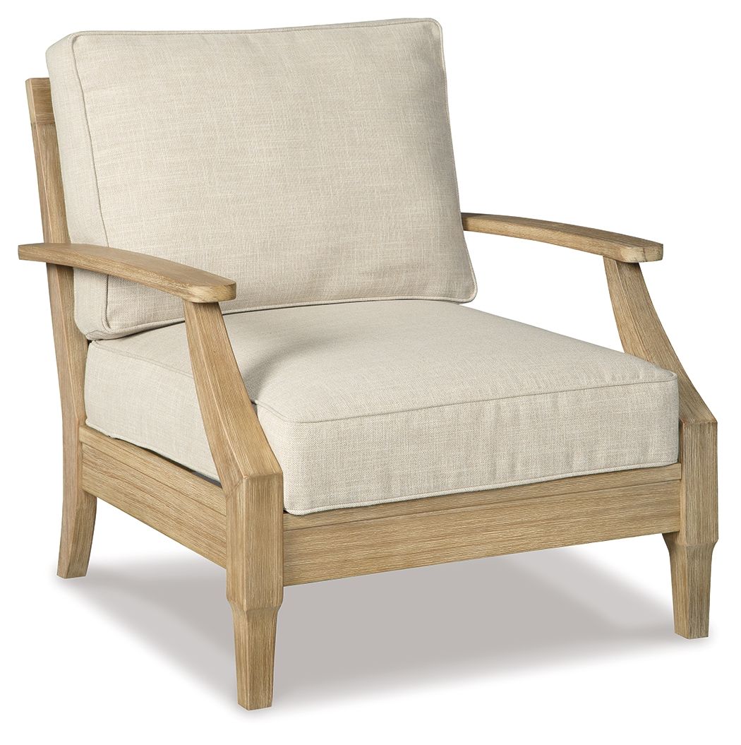 Clare - Beige - Lounge Chair W/Cushion Ashley Furniture 