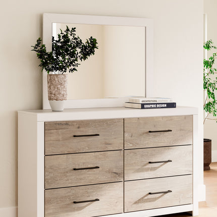 Charbitt - Two-tone - Dresser And Mirror Signature Design by Ashley® 