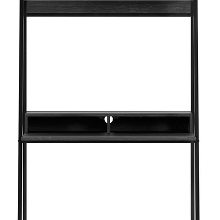 Yarlow - Black - Home Office Desk And Shelf Signature Design by Ashley® 