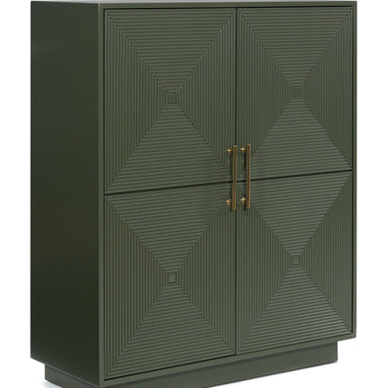 Geirwood - Dark Green - Accent Cabinet Signature Design by Ashley® 