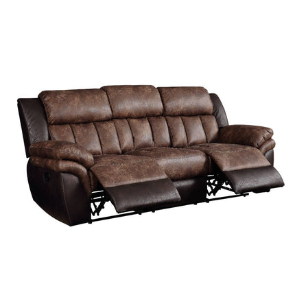 Jaylen - Sofa - Toffee & Espresso Polished Microfiber ACME 